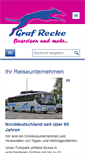 Mobile Screenshot of graf-recke-reisen.de
